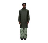 Parka unisex impermeabile con cappuccio, FISHTAIL Verde XS Tinta unita