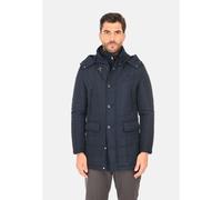 Parka Uomo Invernale Impermeabile Blu Giaccone Cappotto Lungo