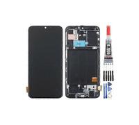 PARKadatto adatto per cran LCD Samsung Galaxy A40 (A405) Taille 5.9' con Chssis AMOLED NOIR vetro tattile