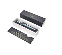PARKER 1931690 IM Premium Penna Roller, Punta Fine e Ricarica di Inchiostro Nero, Blue Chrome Trim
