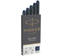 Parker 1950385 1x5 cartuccia d'inchiostro Parker Quink nero-blu
