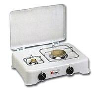Fornello A Gas Campeggio due Fuochi Linea Domestica Gpl 2 Parker