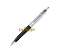 Parker Aster Lucido Nero Penna a Sfera Cromo Orlo Inchiostro Blu Regalo Scatola
