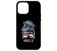 Parker AZ - Nastro per chignon, motivo: occhiali da sole Custodia per iPhone 12 Pro Max