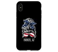Parker AZ - Nastro per chignon, motivo: occhiali da sole Custodia per iPhone XS Max