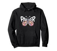 Parker Butterfly - Personalizzato Carino Nome Word Art Felpa con Cappuccio