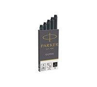 Parker - Cartucce di inchiostro ad alta capacità, formato A4, colore nero, confezione da 5 cartucce
