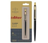 Parker Classico Acciaio Nero Opaco Blu Navy Marrone CT Gt Cromo Finiture IN Oro