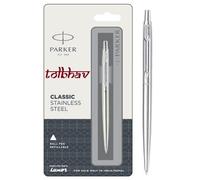 Parker Classico Acciaio Nero Opaco Blu Navy Marrone CT Gt Cromo Finiture IN Oro