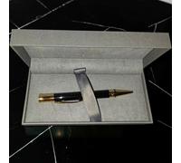 Parker Duofold Classic Black Penna a sfera con finiture in oro, punta media, inchiostro nero