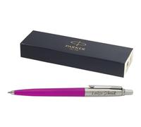 Parker- Esclusivo Penna a Sfera Modello Jotter Incl. Incisione a Laser Incisione Nuovo (Fucsia)