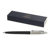 Parker- Esclusivo Penna a Sfera Modello Jotter Incl. Incisione a Laser Incisione Nuovo (Nero)