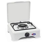 Parker Fornello 1 fuoco a gas METANO bruciatore DOPPIA CORONA con valvola di sicurezza per uso interno Made in Italy - 5321GPSm/C