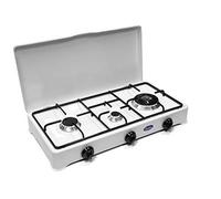 Parker Fornello 3 Fuochi a Gas GPL con Bruciatore doppia Corona 3,5 Kw per uso esterno - 5328CBGP/C
