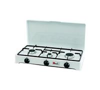 Parker Fornello a Gas GPL 3 Fuochi 72x33,5x14,5 cm colore Bianco - FO24BGP