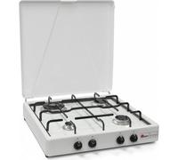 CFParker Fornello a gas Metano 4 fuochi Piano Cottura Made in Italy per uso esterno - 542CBGPm