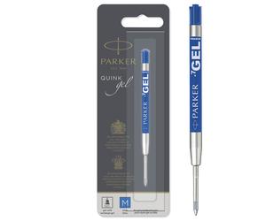 Parker Gel Pen Refill Medium Tip (0.7mm) Blue QUINK Ink 1 Count