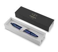 Parker IM - Penna a sfera monocromatica con incisione | penna premium | confezione regalo | inchiostro blu | regalo personalizzato | nome | inciso | compleanno | idea regalo (blue)