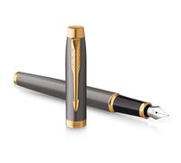 PARKER - 2213777 - Penna stilografica IM Grey GT - punta M - grigio - Parker - 102748 - Conf. da 1 Pz. - 2213777