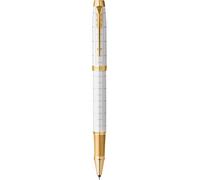 PARKER Vector Penna Stilografica con Finiture Cromate, Punta Media, Inchiostro Blu, Confezione in Blister, Acciaio Inossidabile