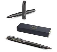 Parker IM Professionals Penna roller monocromatica con incisione - Penna di alta qualità - Confezione regalo - refill nero - Regalo personalizzato - Nome - Anniversario (bronzo)