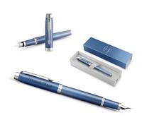 Parker IM Rituals Blue CT - Penna stilografica con incisione | penna premium | confezione regalo | regalo personalizzato | compleanno (blue)