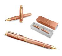 Parker IM Rituals Orange GT - Penna roller con incisione | penna premium | confezione regalo | regalo personalizzato | compleanno (Orange GT)
