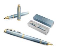 Parker IM Rituals Turquoise Green Penna roller con incisione, penna premium | confezione regalo | regalo personalizzato | compleanno (verde turchese)