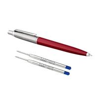 Parker Jotter Originals - Penna a sfera, finitura classica bordeaux, punta media, confezione da 2 ricariche