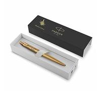 Parker Jotter - Penna a sfera monocromatica XL, con incisione, con confezione regalo, inchiostro blu (colore oro)