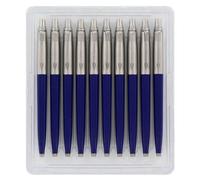 Parker Jotter - Penna a sfera retrattile, inchiostro blu, confezione da 10 pezzi