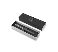 Parker Jotter Penna a Sfera XL, Alexandra Matte Grey, Finitura Cromata, Punta Me