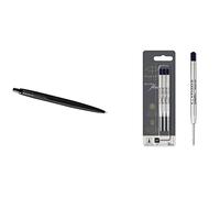 PARKER Jotter Penna A Sfera Xl, Inchiostro Blu, Nero Opaca Monochrome, Confezion