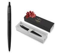 Parker Jotter penna a sfera XL | nero vanta monochrome | punta media | inchiostro blu | confezione regalo