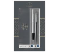 Parker Jotter Steel CT Duo set blu 2093258
