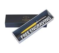 PARKER Jotter Yellow Inciso-Personalizzato 90, S Edition Penna a sfera medio blu inchiostro, perfetto regalo per laurea, compleanni, lasciare, incidere il tuo nome o un'espressione (scatola regalo)