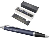 PARKER Penna A Sfera In Blu Opaco C.C. Incisione Laser