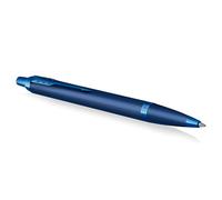 Parker Penna a sfera monocromatica IMinchiostro blufinitura e puntale blupunta mediaconfezione regalo