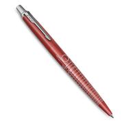 Penna a sfera Parker Jotter | Edizione speciale | London Red con puntale cromato | Punta media | Inchiostro blu | Confezione regalo