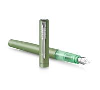 Parker Penna stilografica Vector XL Laccatura verde metallizzato su ottone P