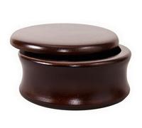 Parker Portasapone da Barba IN Legno Harzbeschichtung Marrone-Rosso Coperchio