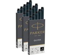 Cartucce quink permanente nero 5 pezzi Paker
