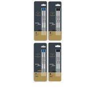 Parker Quink Flow Penna a Sfera Ricarica Blu Black Ink Sottile Medio Punto Nuovo