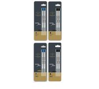 Parker Quink Flow Penna a Sfera Ricarica Blu Black Ink Sottile Medio Punto Nuovo