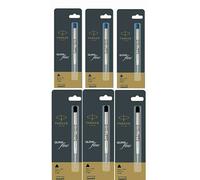 Parker Quink Jotter Vector penna a sfera ricariche 3 inchiostro blu 3 inchios...