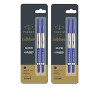 Parker Quink Rollerball Refill Blue Ink Medium Point Roller Ball Pen nuova co...