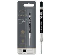 Parker QUINK ricarica di inchiostro gel punta media (0,7 mm) nero 1 pezzo