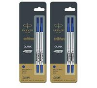 Penna a sfera Parker Quink ricarica inchiostro blu punta fine penna a sfera n...