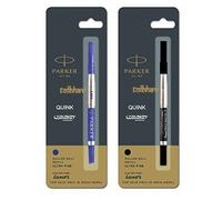Parker Quink Rollerball Roller Ball Pen Refill Ultra Fine UF 0,5 mm Blu Nero