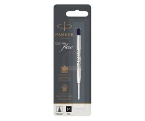 PARKER QUINKflow Ballpoint Pen Ink Refill, Medium Tip, Black 12 Pack NEW